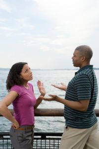 couple talking