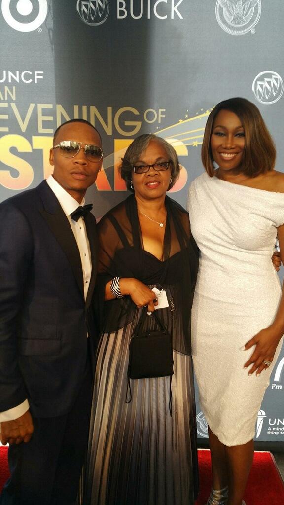 Ronnie DeVoe & Yolanda Adams At UNCF A Night Of Stars 2015