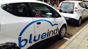 Blue Indy Cars