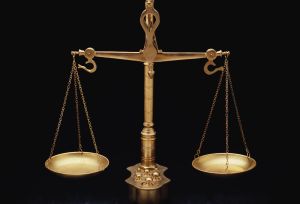These are the golden scales of justice