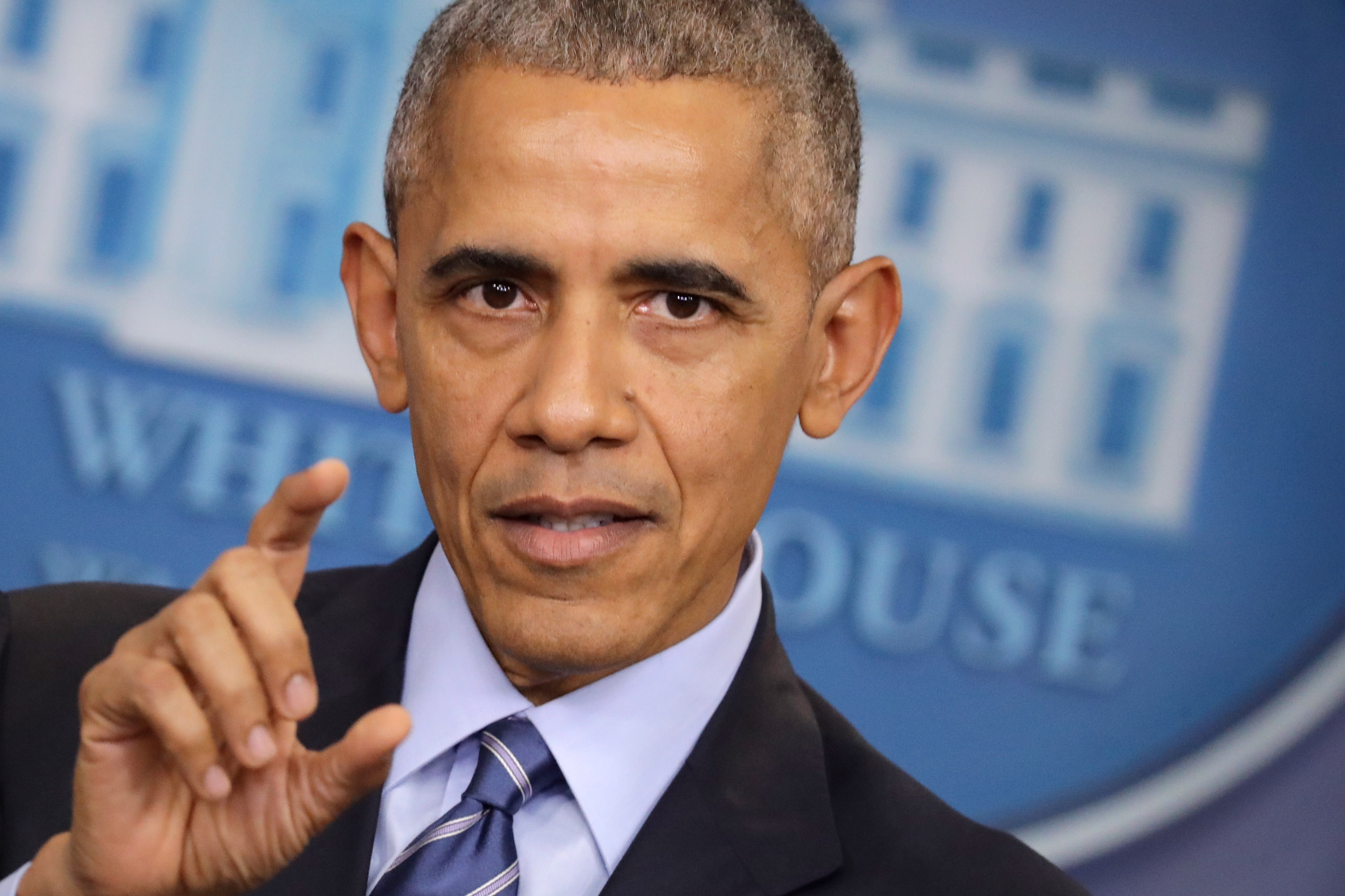 President Obama Holds Year-End Press Conference At The White House