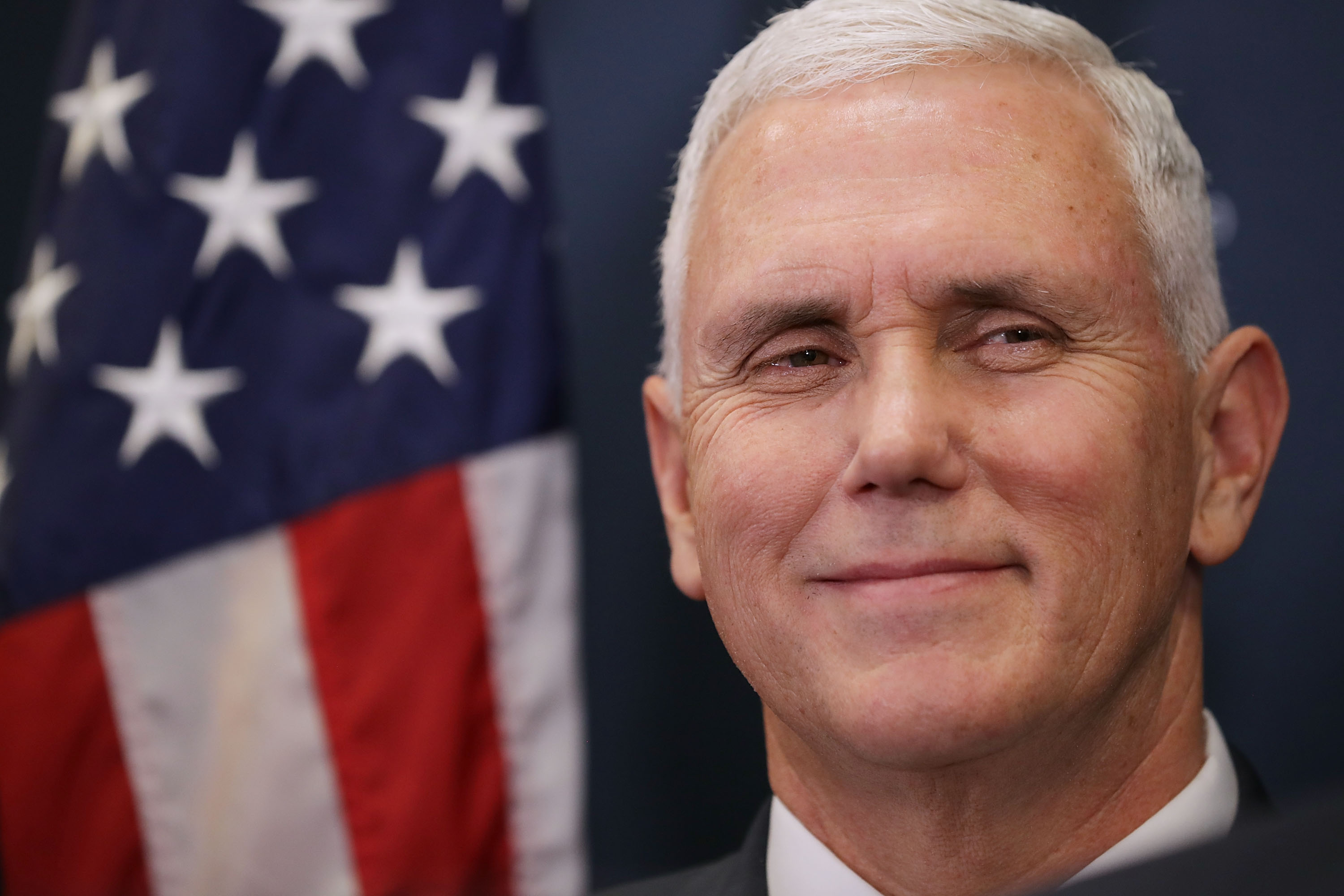 Vice President-Elect Gov. Mike Pence Meets With House Republicans In Capitol Hill