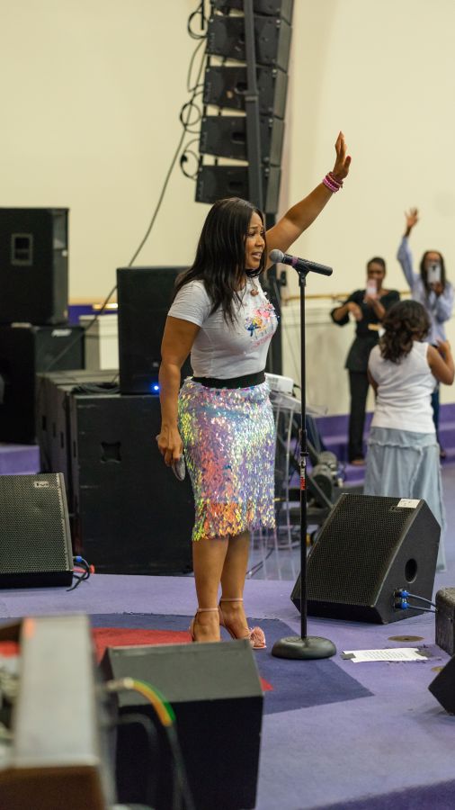 Erica Campbell Performs at Gospel Music Explosion 2018