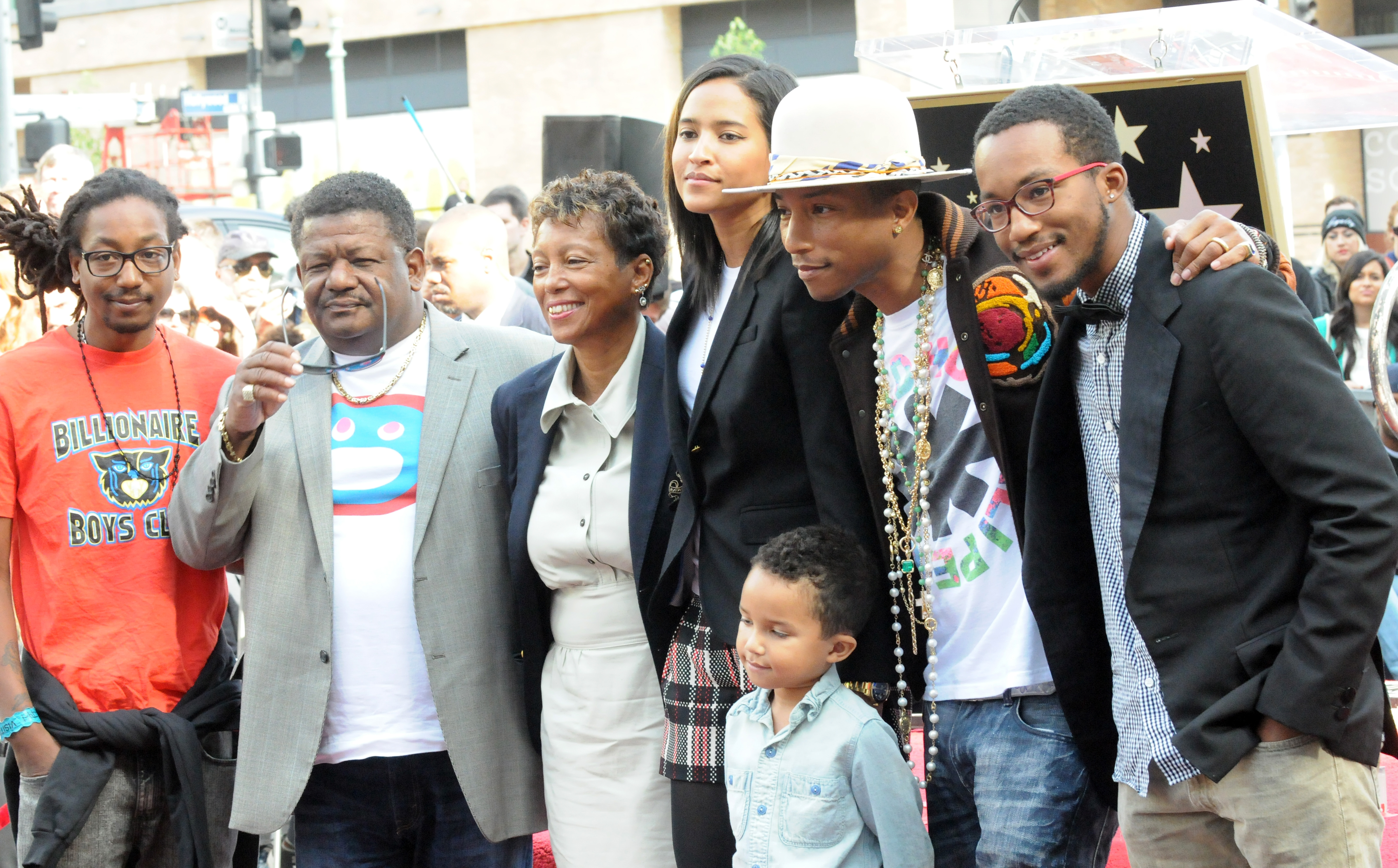 Pharrell Williams Honored On The Hollywood Walk Of Fame